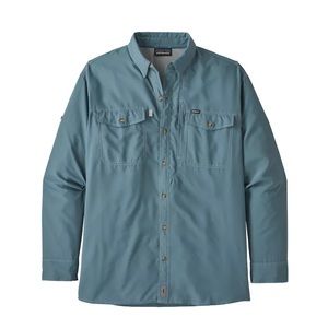 Like New - Men’s Patagonia Sol Patrol ll shirt L/S - size M - Pigeon Blue